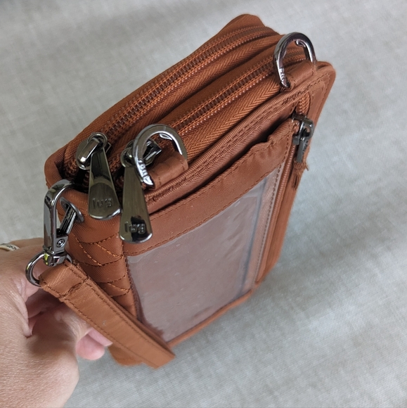 Lug Quickstep Crossbody/Wristlet Wallet in Copper - Picture 2 of 9
